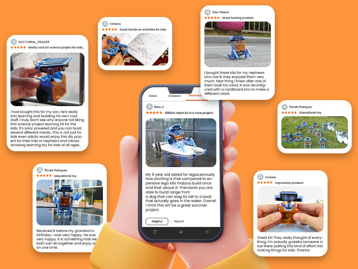 Sol Robotics Solar Robot (12-IN-1) – Sillbird