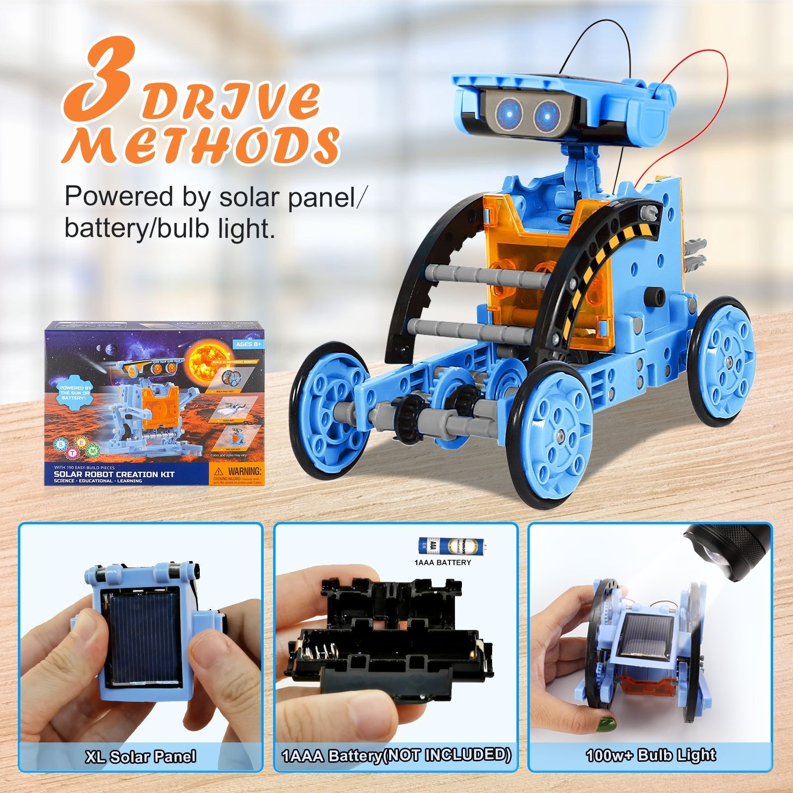 Sillbird Robot 5 En 1 Programmable 435 Pièces - Kit STEM Avec App Et Télécommande Pour Enfants