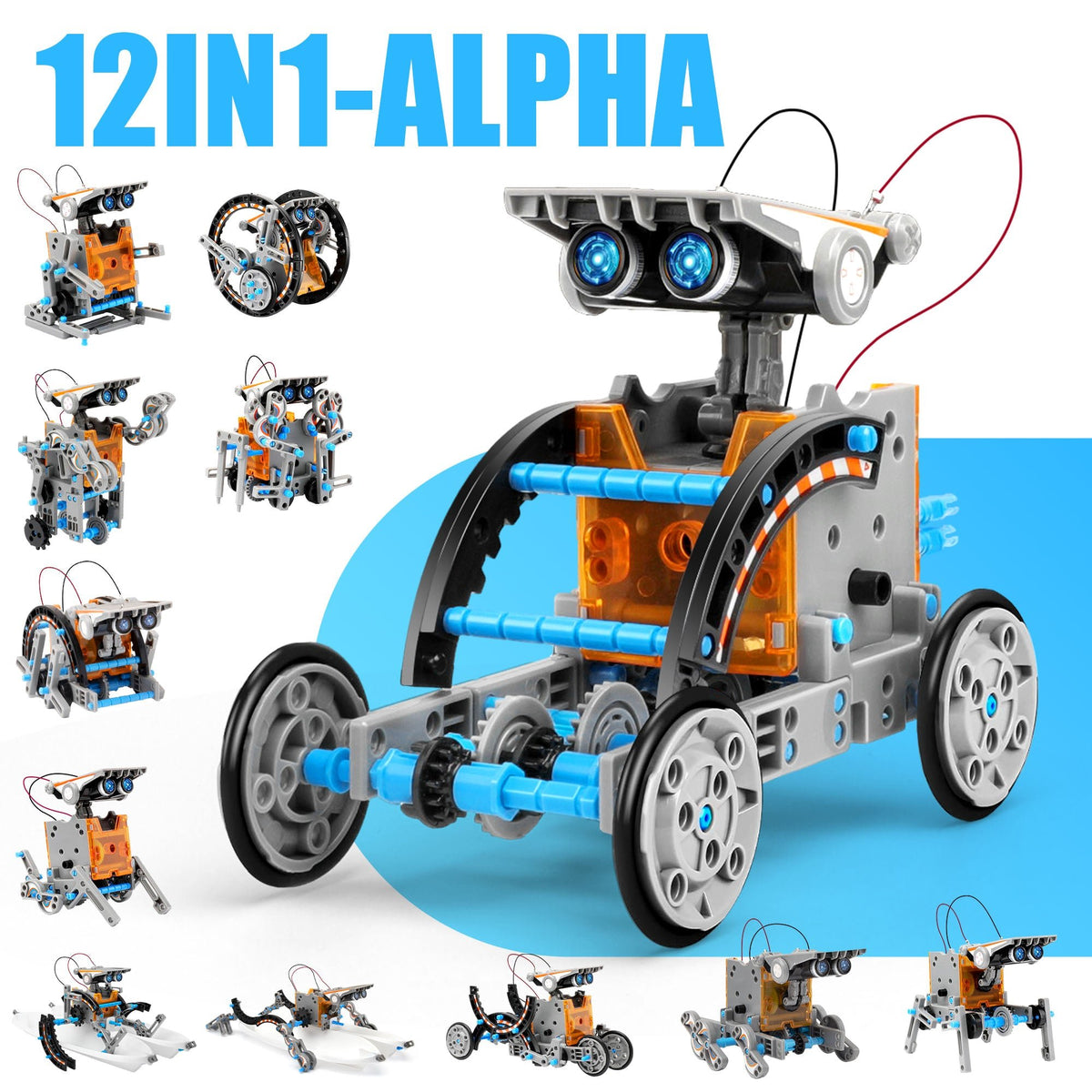 solar robot (12-IN-1) – Sillbird