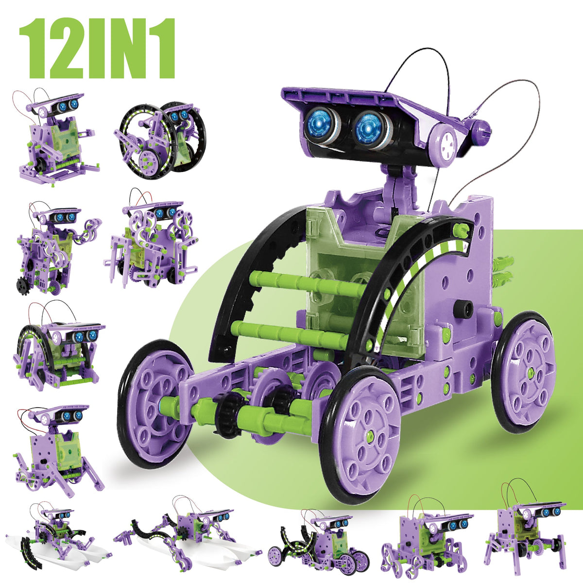 solar robot (12-IN-1) – Sillbird